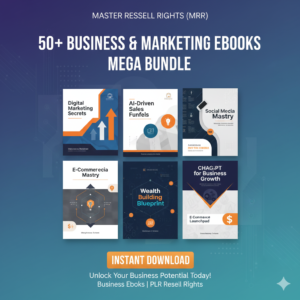 50+ High-Value Business & Marketing eBooks with Master Resell Rights