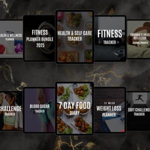 Launch Your Wellness Brand! Fitness Planner PLR/MRR Bundle + Resell Rights