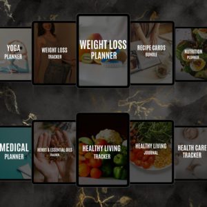 Launch Your Wellness Brand! Fitness Planner PLR/MRR Bundle + Resell Rights