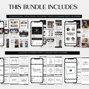1100+ Fitness & Weight Loss Instagram Templates — PLR/MRR